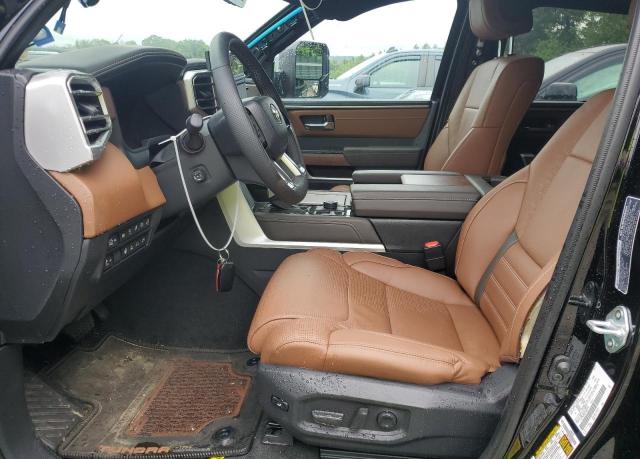 5TFMA5DB1PX092776 - 2023 TOYOTA TUNDRA CREWMAX PLATINUM Schwarz Foto 7