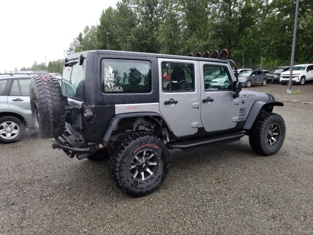 1C4BJWDG0EL117325 - 2014 JEEP WRANGLER U SPORT SILVER photo 3