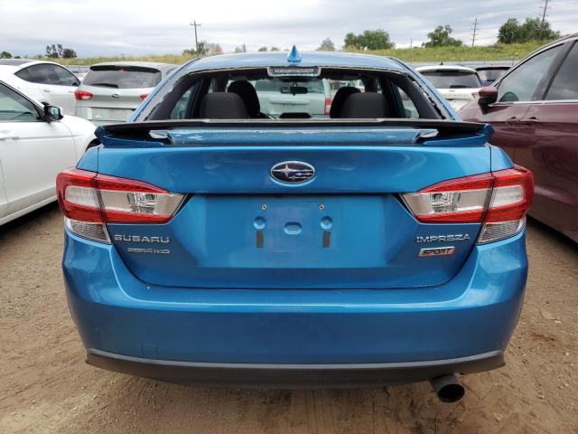 4S3GKAK60J3604230 - 2018 SUBARU IMPREZA SPORT BLUE photo 6