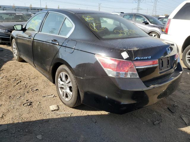 1HGCP2F61CA190357 - 2012 HONDA ACCORD SE BLACK photo 3