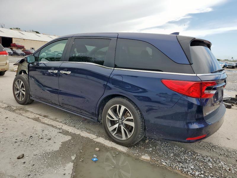 5FNRL6H89NB037729 - 2022 HONDA ODYSSEY TOURING ლურჯი ფოტო 2