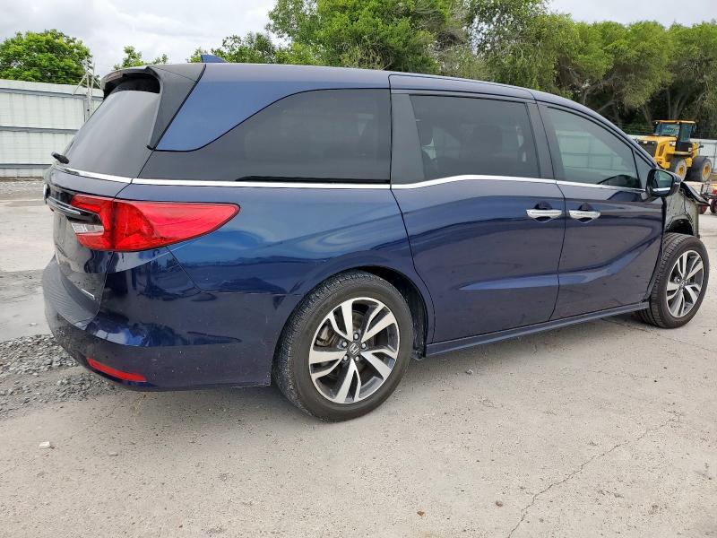 5FNRL6H89NB037729 - 2022 HONDA ODYSSEY TOURING ლურჯი ფოტო 3