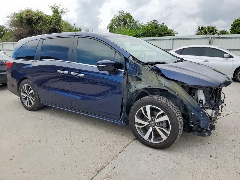 5FNRL6H89NB037729 - 2022 HONDA ODYSSEY TOURING ლურჯი ფოტო 4