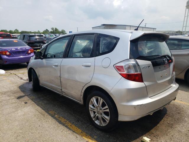 JHMGE8H59BS003256 - 2011 HONDA FIT SPORT SILVER photo 2