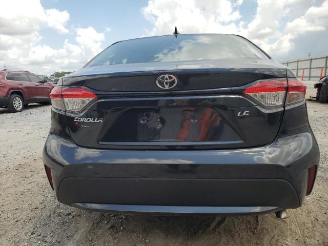 5YFEPMAEXMP218171 - 2021 TOYOTA COROLLA LE BLACK photo 6