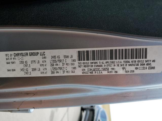 1C4HJWEG3CL150258 - 2012 JEEP WRANGLER U SAHARA أزرق صورة 13