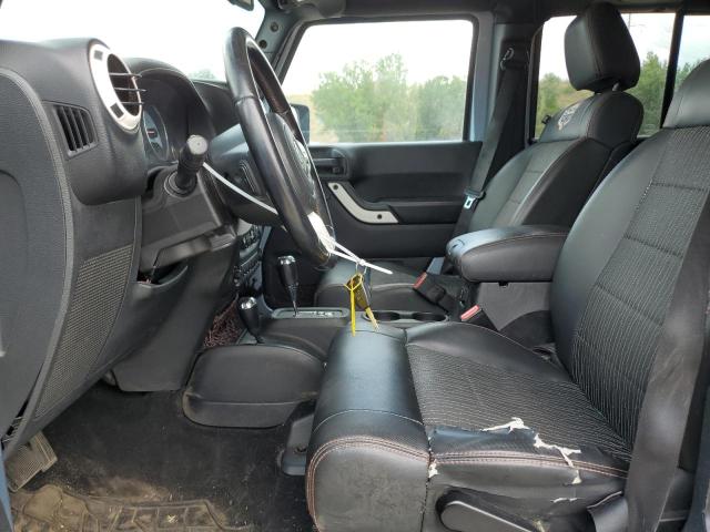 1C4HJWEG3CL150258 - 2012 JEEP WRANGLER U SAHARA أزرق صورة 7