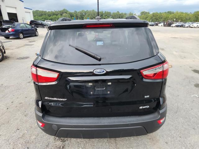 MAJ6S3GL5NC457582 - 2022 FORD ECOSPORT SE Czarny zdjęcie 6