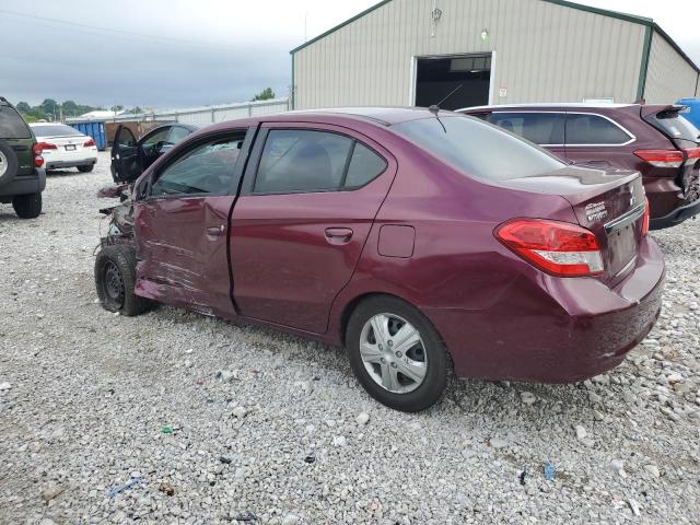 ML32F3FJ7HHF07313 - 2017 MITSUBISHI MIRAGE G4 ES MAROON photo 2