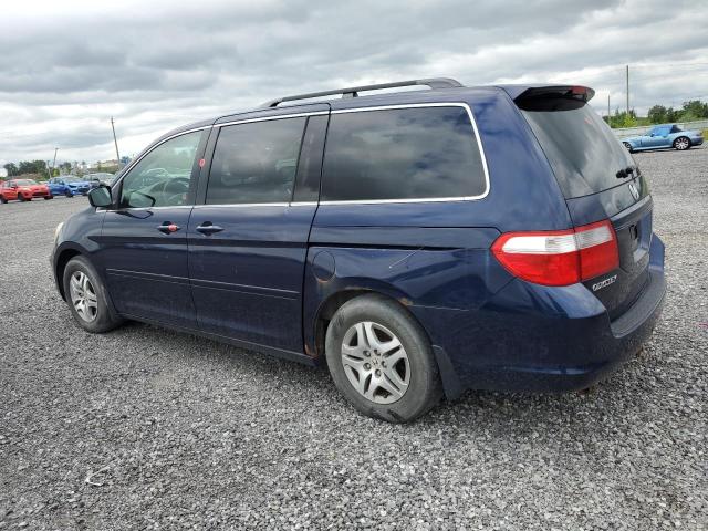 5FNRL38676B506542 - 2006 HONDA ODYSSEY EXL BLUE photo 2