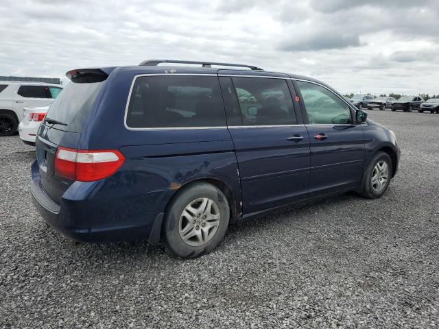 5FNRL38676B506542 - 2006 HONDA ODYSSEY EXL BLUE photo 3