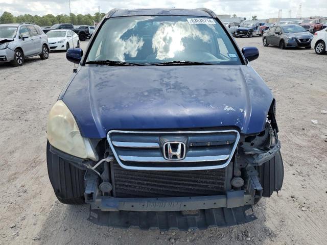 SHSRD78885U309165 - 2005 HONDA CR-V EX BLUE photo 5