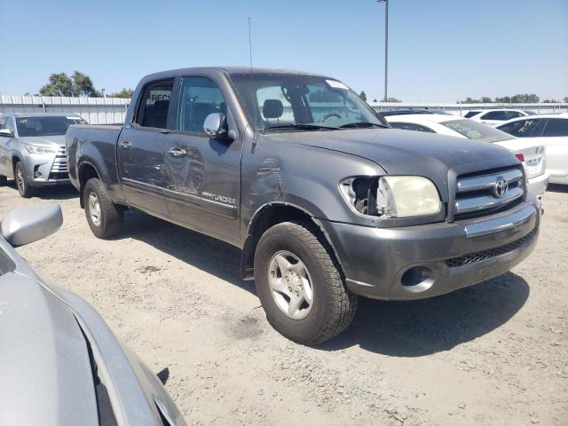 5TBET34186S537845 - 2006 TOYOTA TUNDRA DOUBLE CAB SR5 GRAY photo 4