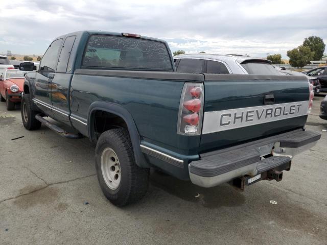 2GCEC19K1S1250510 - 1995 CHEVROLET C/K S C1500 GREEN photo 2