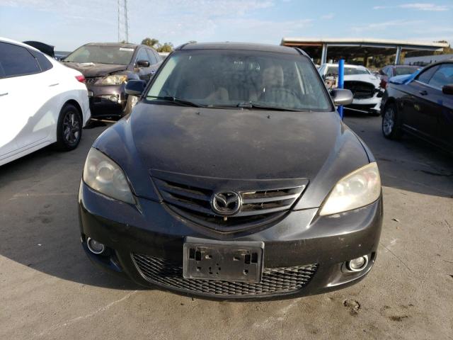 JM1BK343951243333 - 2005 MAZDA 3 HATCHBACK BLACK photo 5