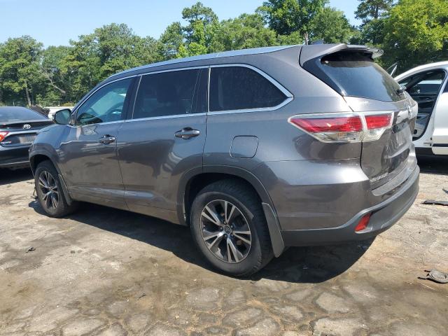 5TDJKRFH3GS281931 - 2016 TOYOTA HIGHLANDER XLE CHARCOAL photo 2
