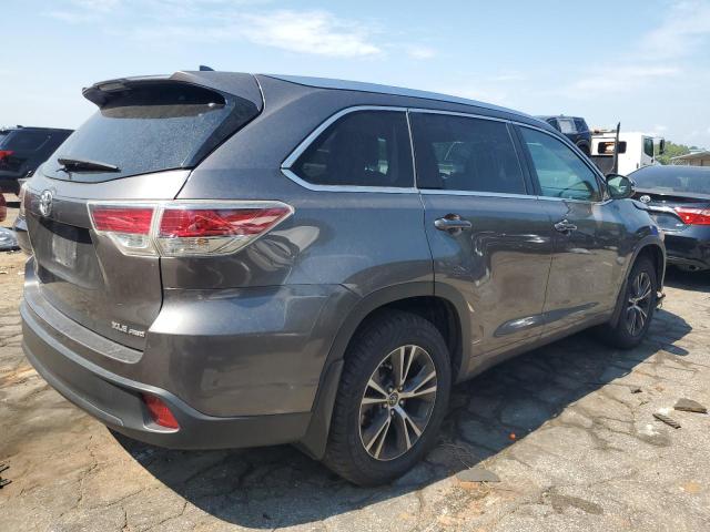 5TDJKRFH3GS281931 - 2016 TOYOTA HIGHLANDER XLE CHARCOAL photo 3