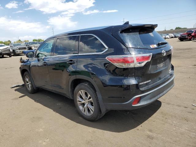 5TDJKRFH8ES055705 - 2014 TOYOTA HIGHLANDER XLE Schwarz Foto 2
