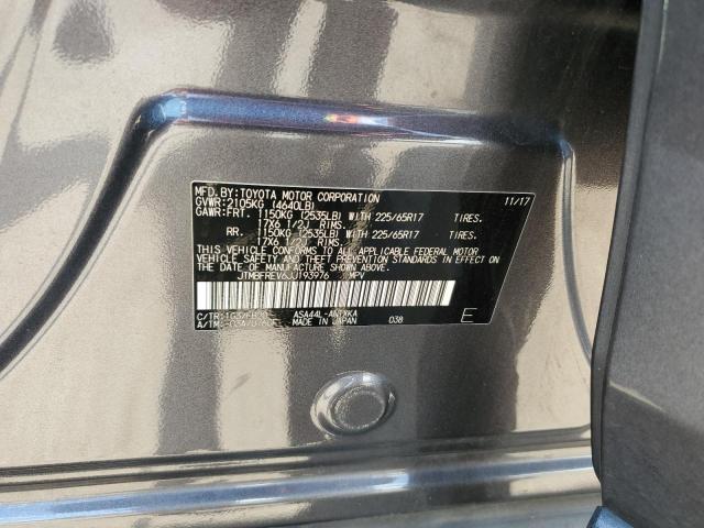 JTMBFREV6JJ193976 - 2018 TOYOTA RAV4 LE Gris photo 13