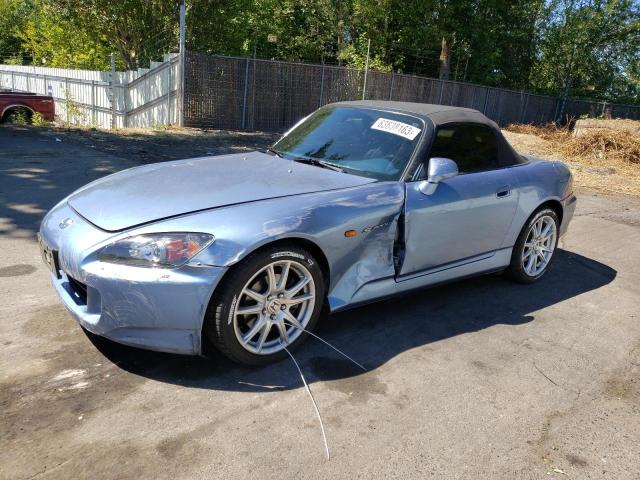 JHMAP21434S000564 - 2004 HONDA S2000 BLUE photo 1