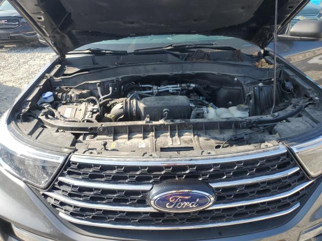 1FMSK8DH0MGB01257 - 2021 FORD EXPLORER XLT 灰色 照片 12