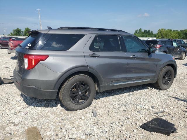 1FMSK8DH0MGB01257 - 2021 FORD EXPLORER XLT 灰色 照片 3