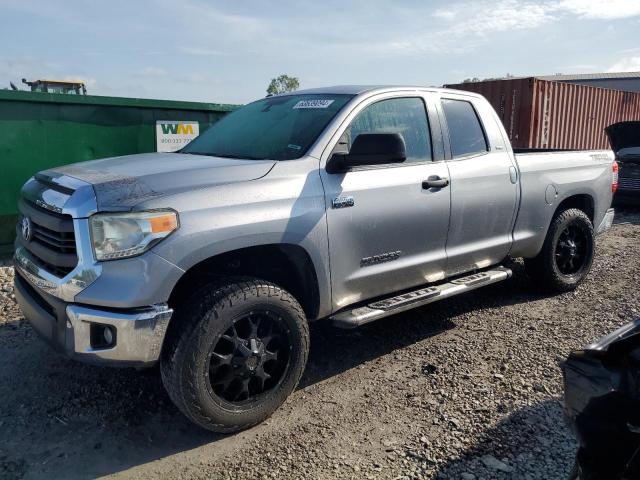 5TFRY5F12EX151949 - 2014 TOYOTA TUNDRA DOUBLE CAB SR/SR5 SILVER photo 1