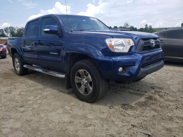 5TFLU4EN7FX127356 - 2015 TOYOTA TACOMA DOUBLE CAB BLUE photo 4