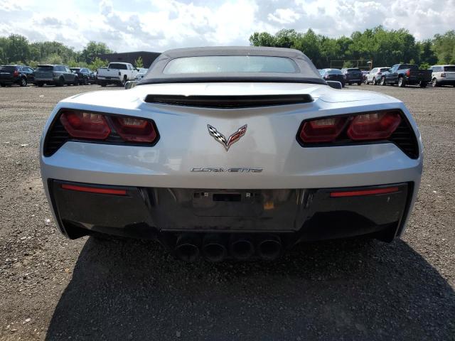 1G1YB3D73H5112076 - 2017 CHEVROLET CORVETTE STINGRAY 1LT SILVER photo 6