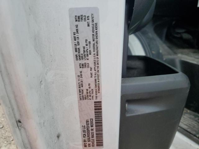 3C6LRVDG5PE510781 - 2023 RAM PROMASTER 2500 HIGH თეთრი ფოტო 12