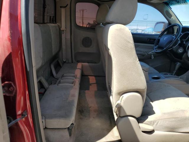 5TETX22N16Z263667 - 2006 TOYOTA TACOMA ACCESS CAB Қызыл фото 10