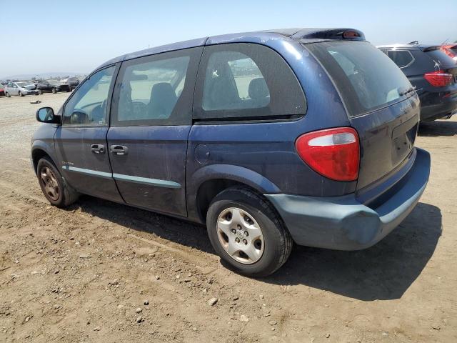 1B4GP25391B202721 - 2001 DODGE CARAVAN SE BLUE photo 2