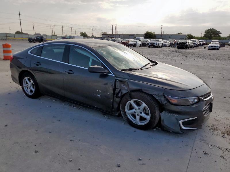 1G1ZC5ST2JF197926 - 2018 CHEVROLET MALIBU LS Մոխրագույն լուսանկար 4