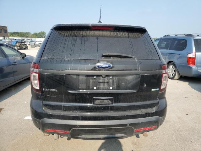 1FM5K8AR9DGC73619 - 2013 FORD EXPLORER POLICE INTERCEPTOR BLACK photo 6