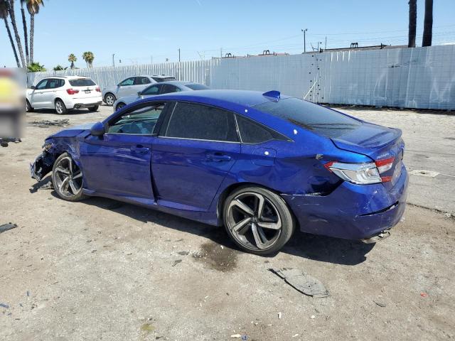 1HGCV1F36KA101404 - 2019 HONDA ACCORD SPORT BLUE photo 2