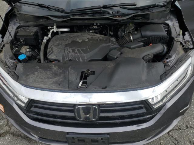 5FNRL6H70MB034031 - 2021 HONDA ODYSSEY EXL ნაცრისფერი ფოტო 12