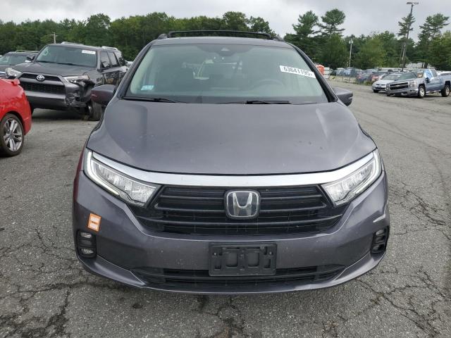 5FNRL6H70MB034031 - 2021 HONDA ODYSSEY EXL ნაცრისფერი ფოტო 5