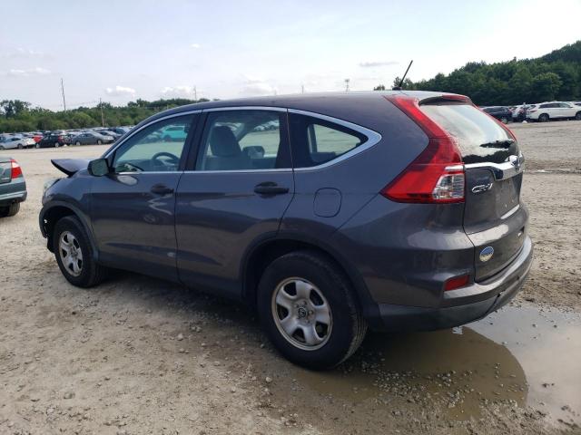 5J6RM4H36FL125586 - 2015 HONDA CR-V LX GRAY photo 2