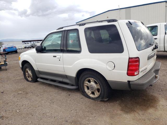 1FMYU70E71UB34456 - 2001 FORD EXPLORER SPORT WHITE photo 2