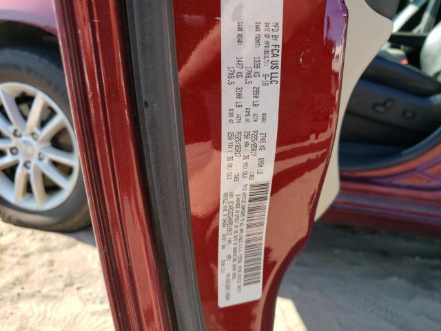 2C4RDGCG4KR512012 - 2019 DODGE GRAND CARA SXT RED photo 13