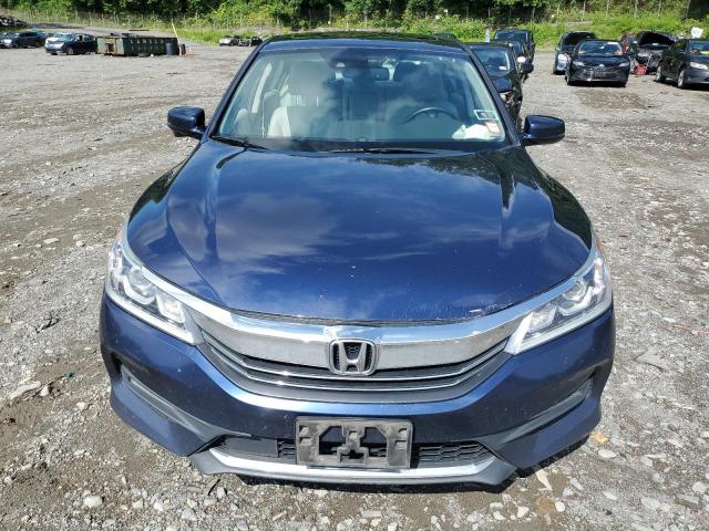 1HGCR2F91GA039836 - 2016 HONDA ACCORD EXL BLUE photo 5