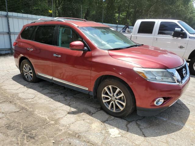 5N1AR2MN4EC641326 - 2014 NISSAN PATHFINDER S BURGUNDY photo 4