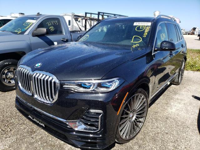 5UXCX6C17M9F63548 - 2021 BMW X7 ALPINA XB7 BLACK photo 2