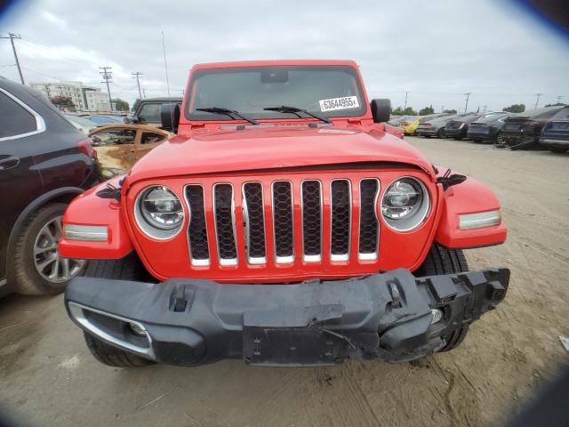 1C4JJXP64MW766076 - 2021 JEEP WRANGLER U SAHARA 4XE RED photo 5