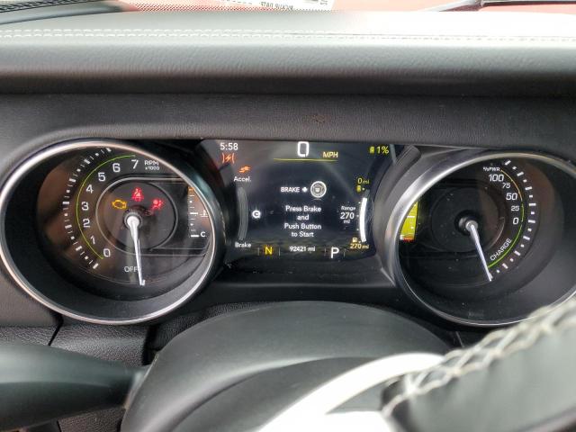 1C4JJXP64MW766076 - 2021 JEEP WRANGLER U SAHARA 4XE RED photo 9