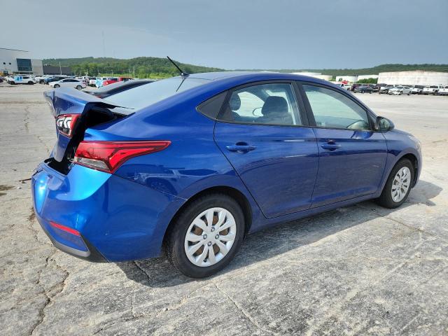3KPC24A69LE118593 - 2020 HYUNDAI ACCENT SE BLUE photo 3