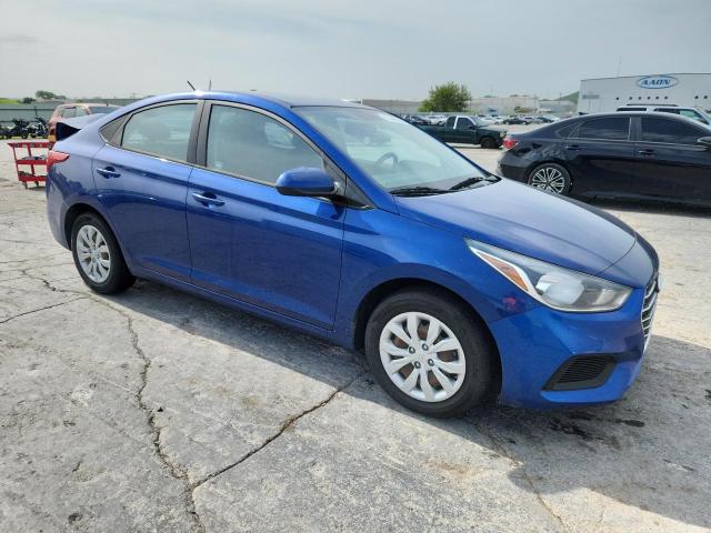 3KPC24A69LE118593 - 2020 HYUNDAI ACCENT SE BLUE photo 4