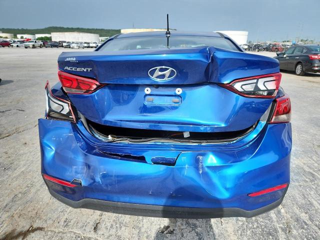 3KPC24A69LE118593 - 2020 HYUNDAI ACCENT SE BLUE photo 6