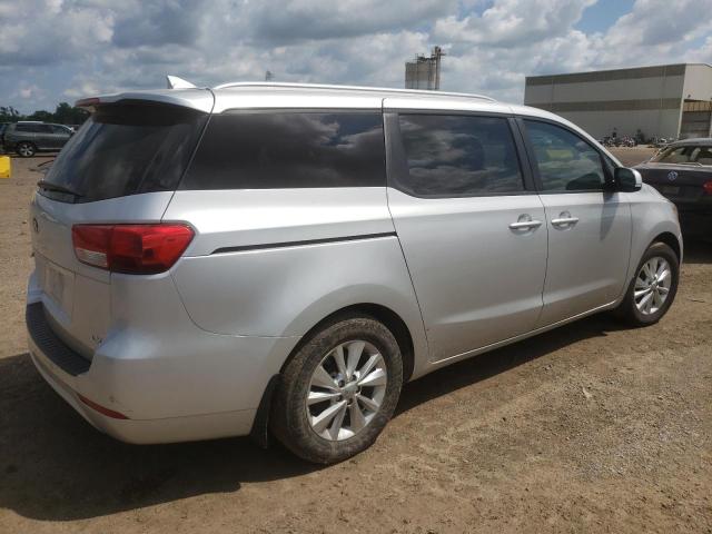 KNDMB5C12G6196091 - 2016 KIA SEDONA LX SILVER photo 3