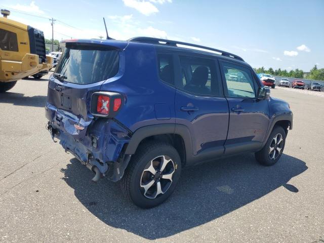 ZACNJDC13MPM09315 - 2021 JEEP RENEGADE TRAILHAWK BLUE photo 3
